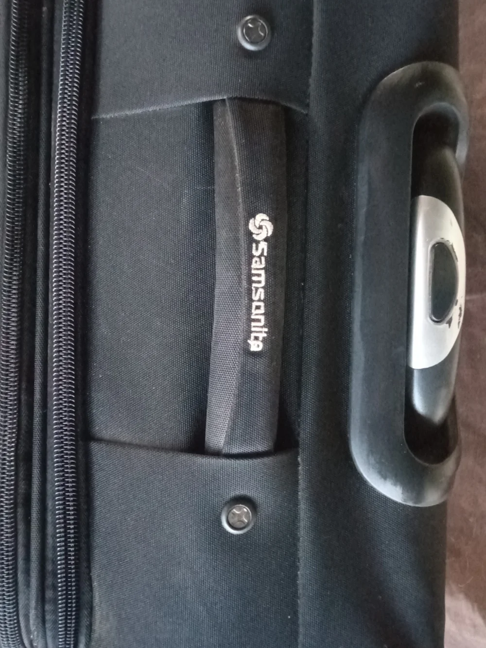 Samsonite Black Rolling Suitcase - Men's Travel Bag